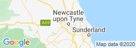 Newcastle Upon Tyne map